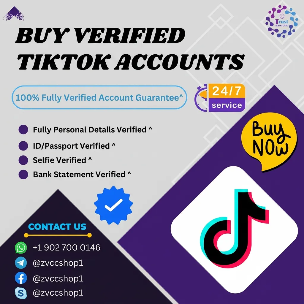 USA TikTok verified account — verified digital account for sale at USA Mart